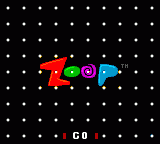 Zoop title screen for Sega Game Gear